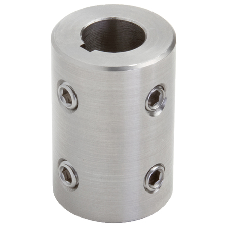 CLIMAX METAL PRODUCTS 15mm Id, Kw, 2Set/2Screwsat90 Set Screw Coupling, Ss MRC-15-SKW4H@90